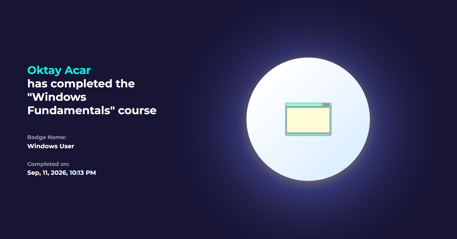 Windows Fundamentals